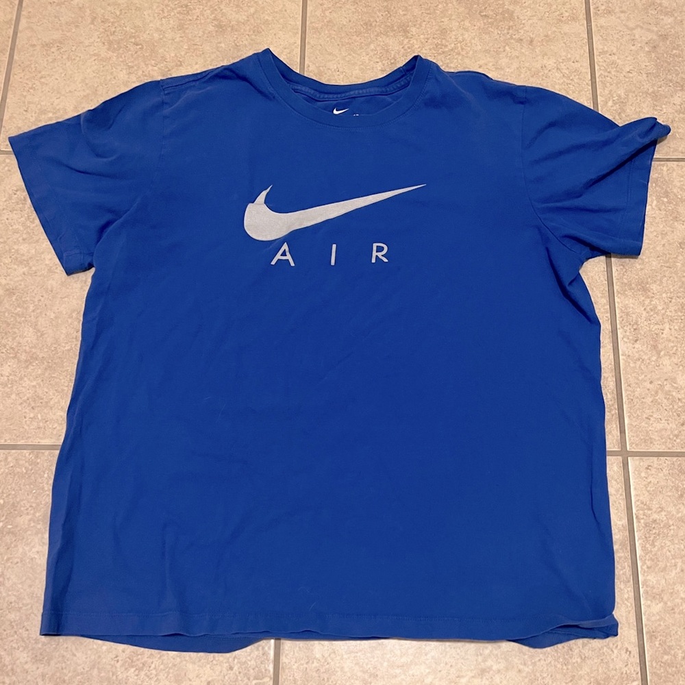 Nike Air T Shirt BLUE SIZE LARGE
